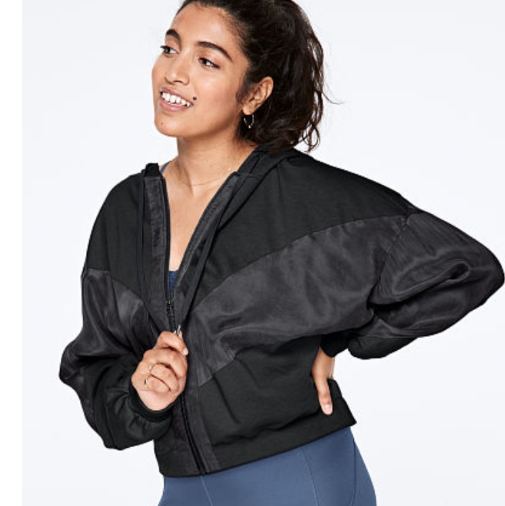 Victoria secret slouchy full zip jacket